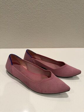 Rothy's the point in dusty rose